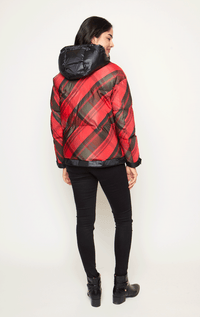 Be Florence- Tartan Down Jacket