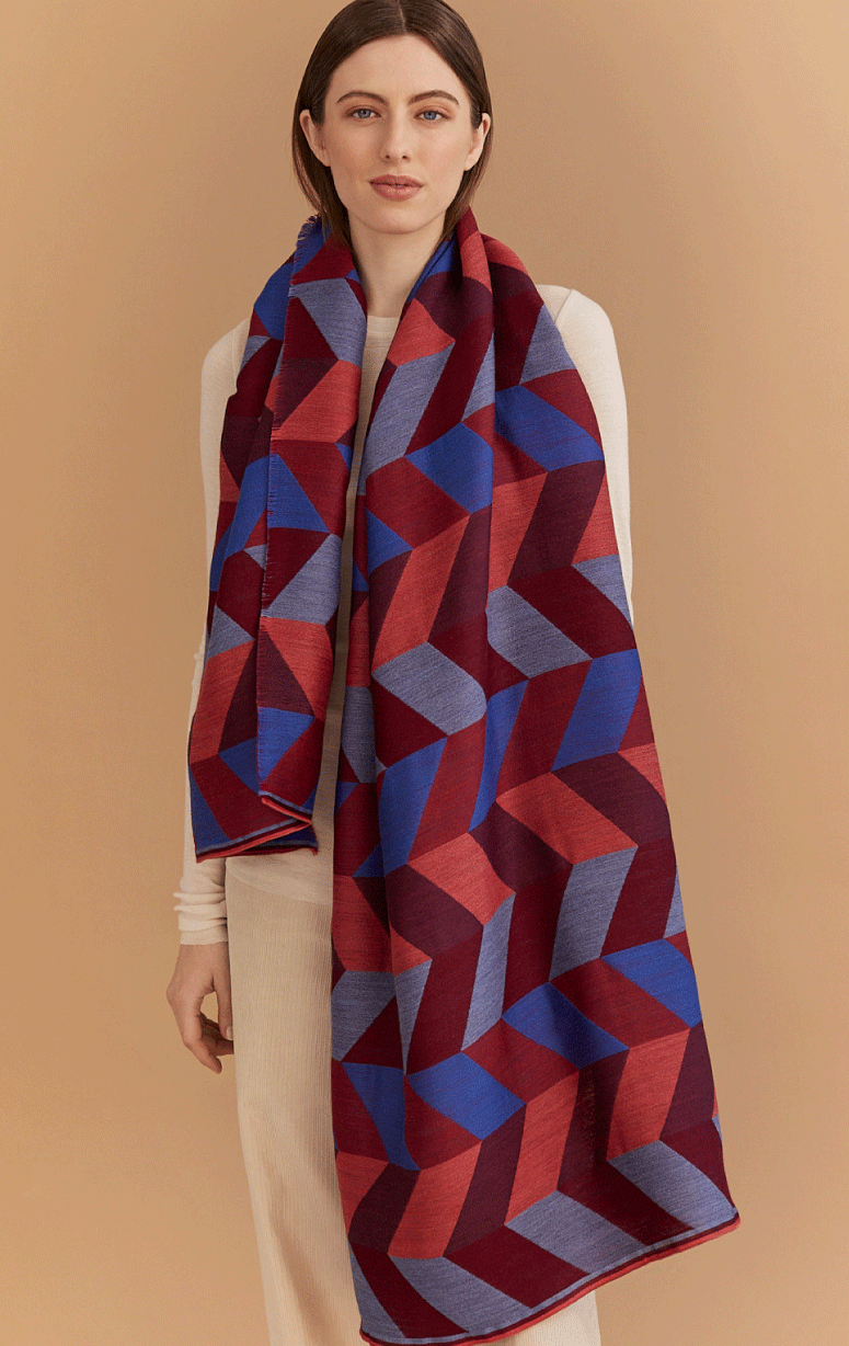 Traits- Wool & Silk Scarf - Barrington's