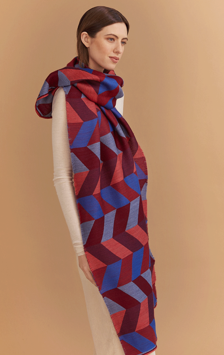 Traits- Wool & Silk Scarf - Barrington's