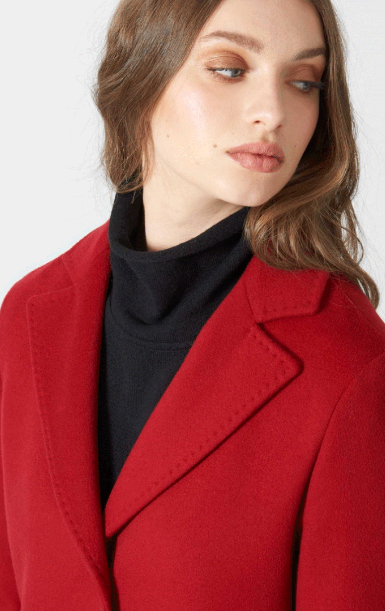 Cinzia Rocca- 7/8s Wool & Cashmere Coat