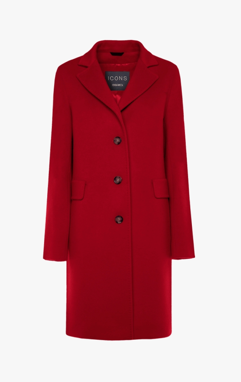 Cinzia Rocca- 7/8s Wool & Cashmere Coat