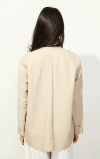 HISO- Scalloped Leather Jacket