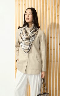 HISO- Scalloped Leather Jacket