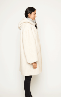 7/8s Reversible Faux Fur Jacket with Belt