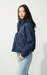 Violanti- Quilted Jacket with Hood
