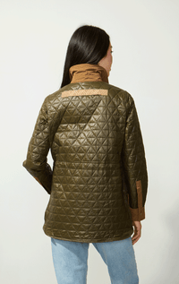 Violanti- Quilted Two Toned Jacket