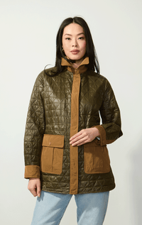 Violanti- Quilted Two Toned Jacket