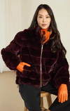 Suprema- Sheared Rabbit 3/4 Jacket - Barrington's