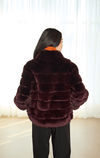 Suprema- Sheared Rabbit 3/4 Jacket - Barrington's