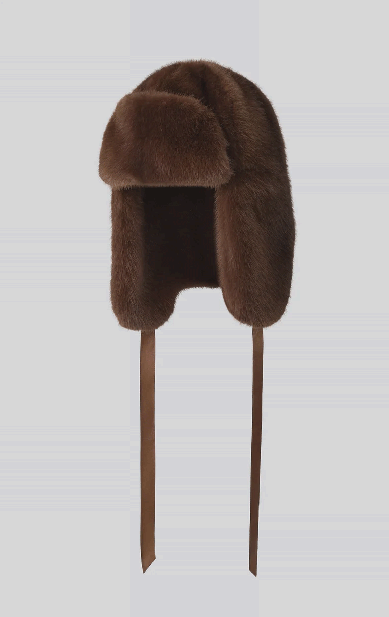 Soia & Kyo- Faux Mink Trapper Hat