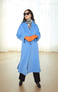 Cinzia Rocca- Long Coat with Pic Stitch - Barrington's