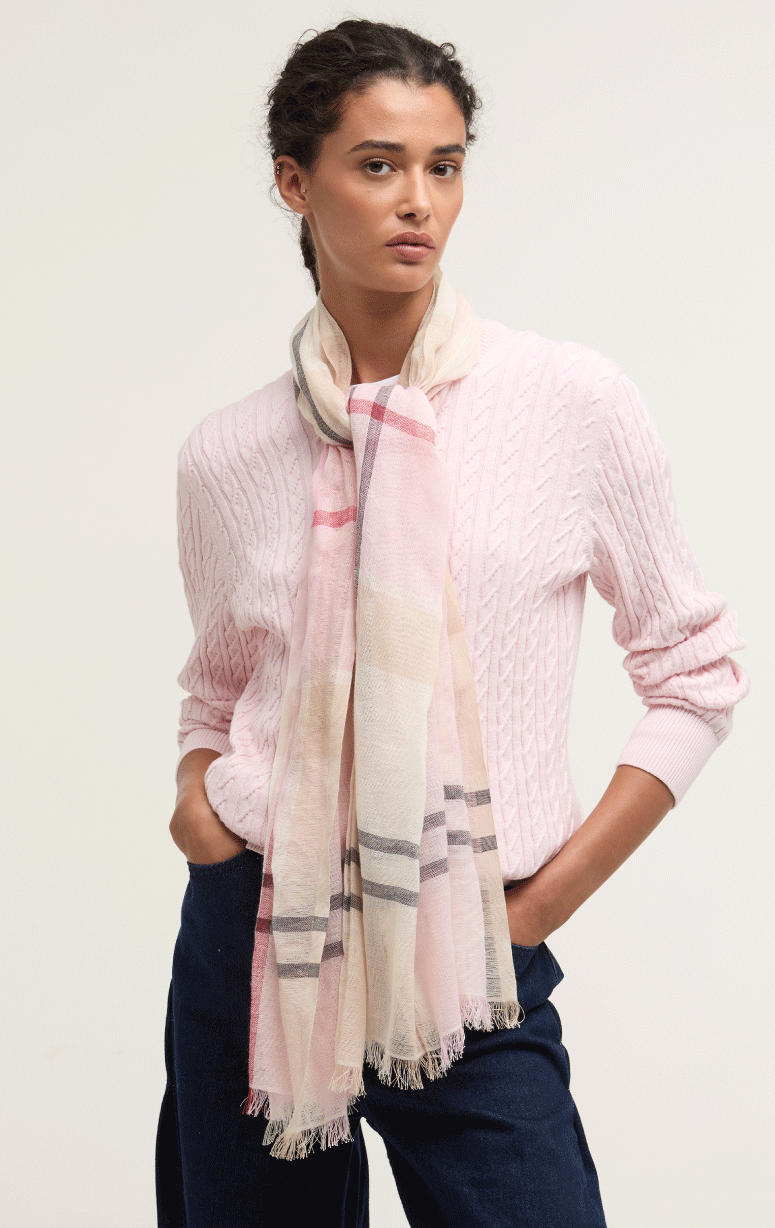 Barbour - Cotton & Linen Scarf - Barrington's
