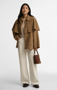 Barbour- Aggy Wool Cape & Coat