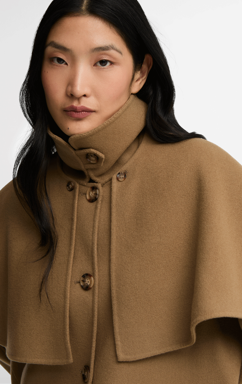 Barbour- Aggy Wool Cape & Coat