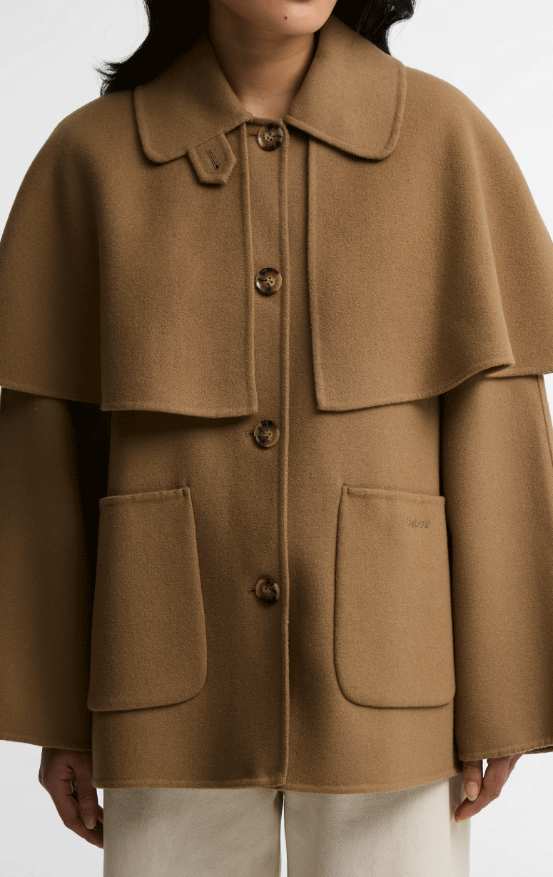 Barbour- Aggy Wool Cape & Coat