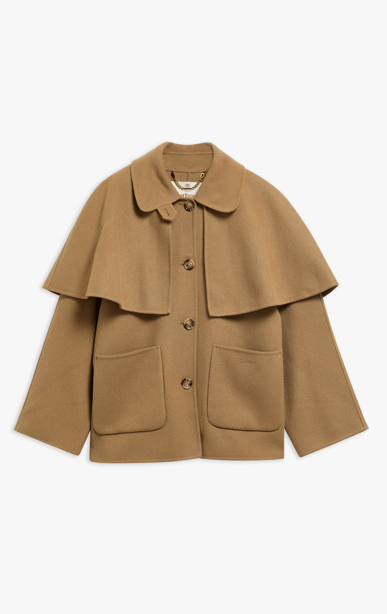 Barbour- Aggy Wool Cape & Coat