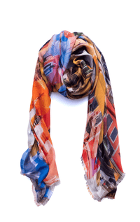 Lolili- Modal & Cashmere Scarf Amalfi - Barrington's