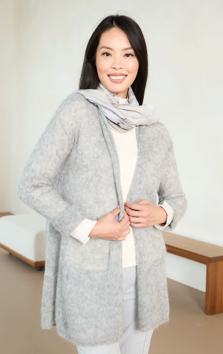 Alpaca House- Ultra-lightweight Cardigan - Barrington's