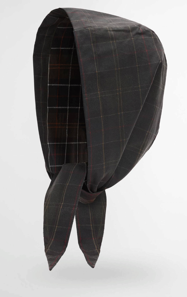 Barbour- Arlene Wax Tie Headscarf