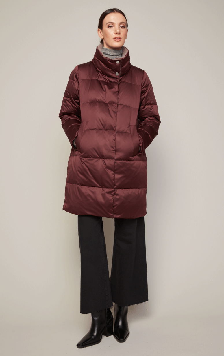 Adroit- Down Filled Parka with Angora Knit Trim - Barrington's