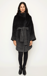 Tardia- 3/4 Jacket with Chevron Detail - Barrington's