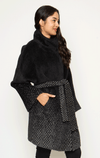 Tardia- 3/4 Jacket with Chevron Detail - Barrington's