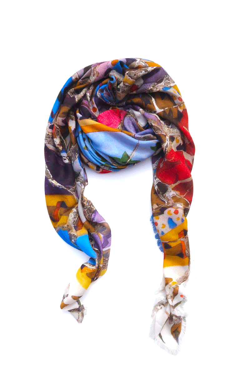 Lolili- Modal & Cashmere Scarf Barcelona - Barrington's