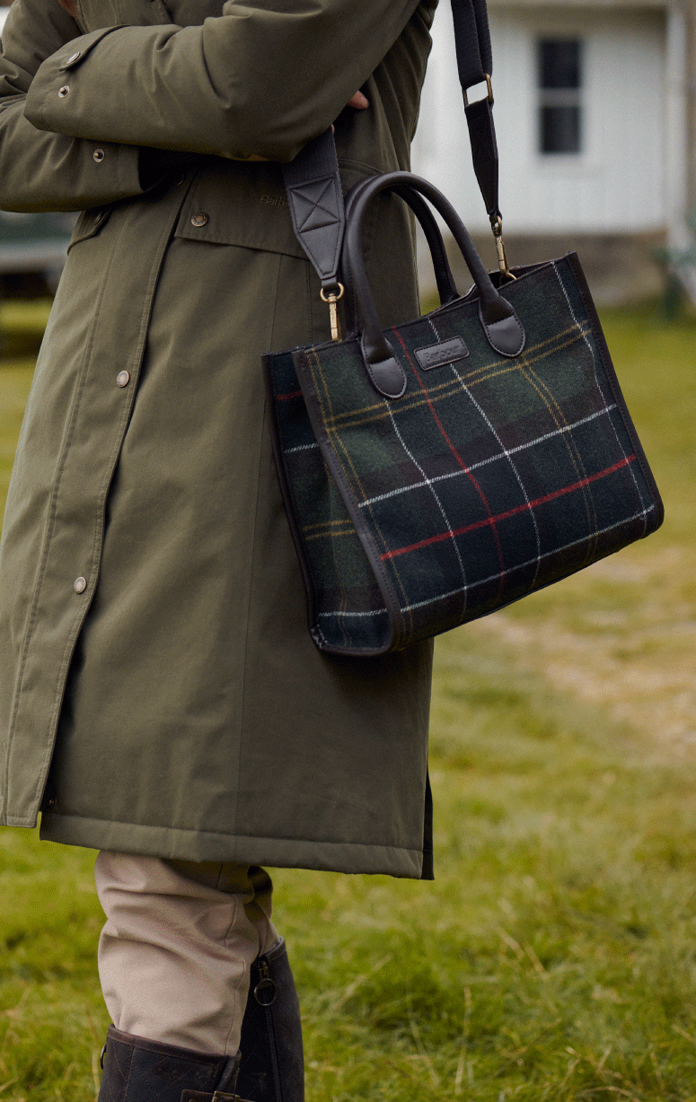 Barbour- Tartan Tote Bag