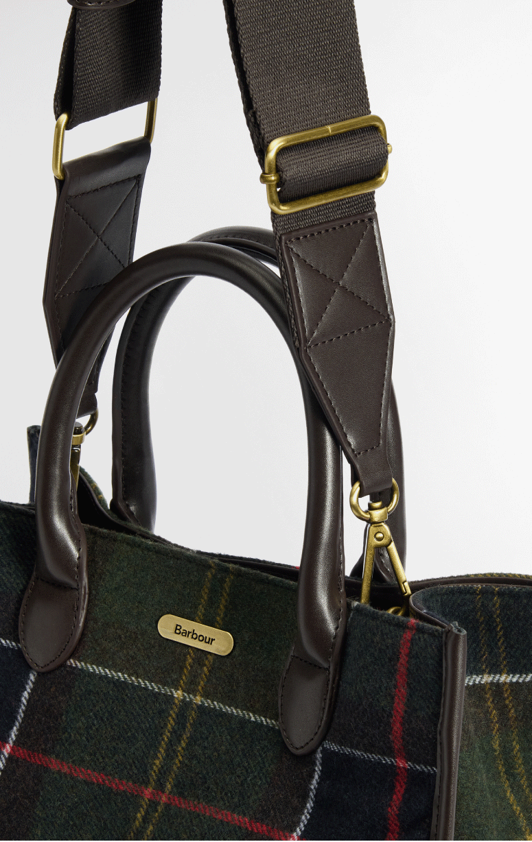 Barbour- Tartan Tote Bag