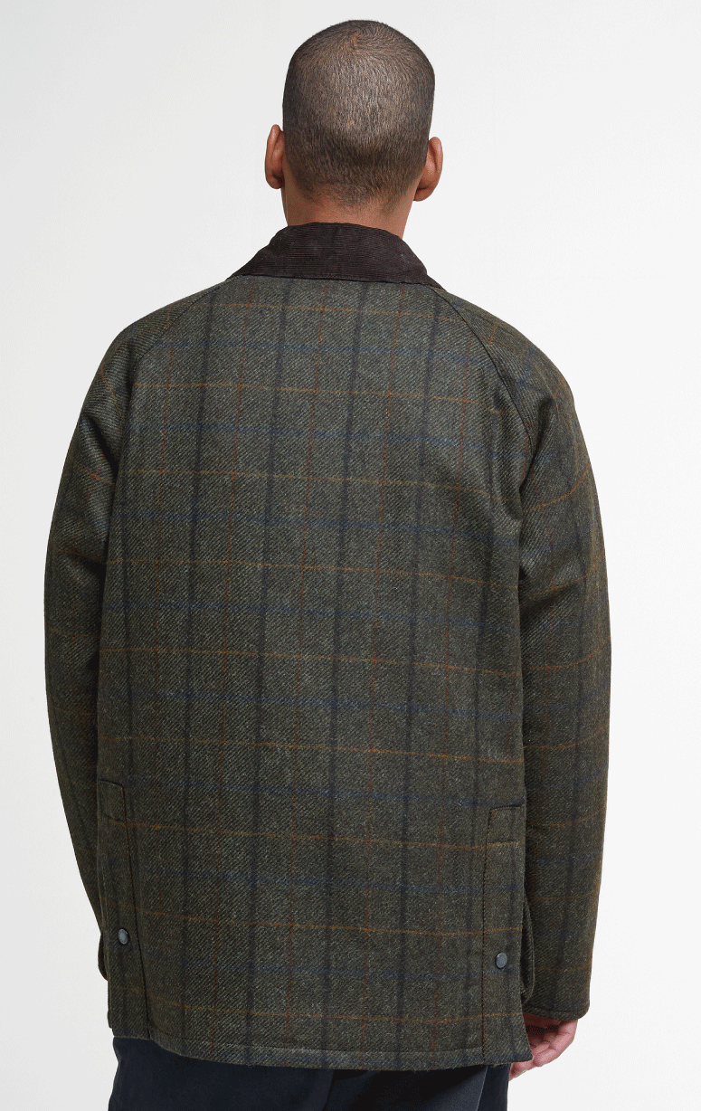 Barbour- Bedale Wool Check Barn Jacket