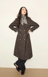 Adroit- Double Breasted Coat with Military Buttons - Barrington's