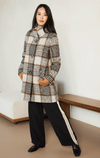 Barrington's- Big Button Plaid Coat