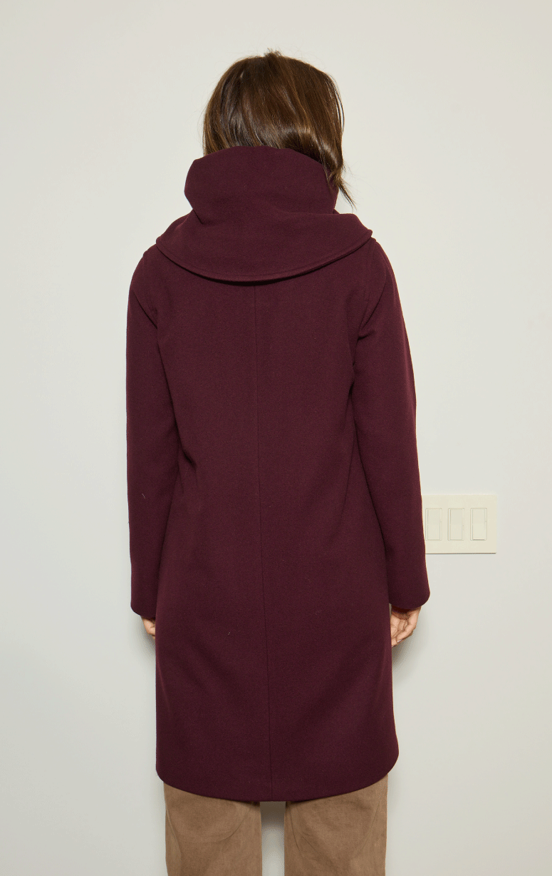 Barrington's Collar to Hood Big Button Coat