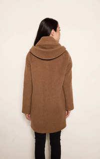 Barrington's- Big Button Collar to Hood Coat