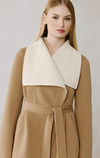 Soia & Kyo- Double Face Wool Wrap Coat - Barrington's