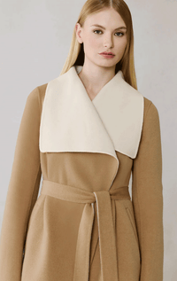 Soia & Kyo- Double Face Wool Wrap Coat - Barrington's