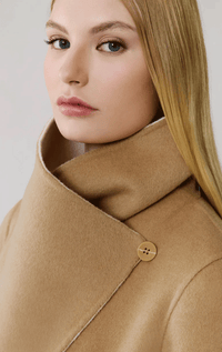 Soia & Kyo- Double Face Wool Wrap Coat - Barrington's