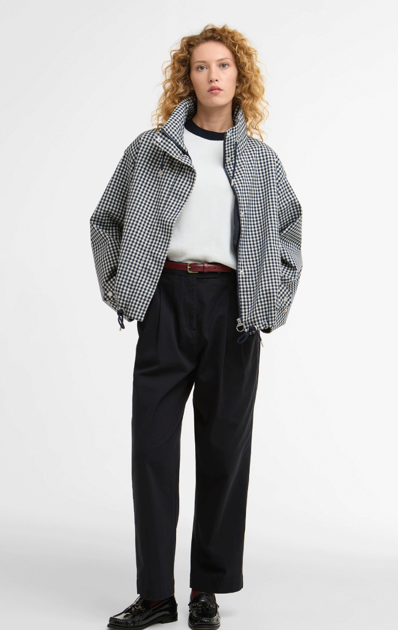 Barbour- Showerproof Check Jacket - Barrington's