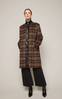 Adroit- 7/8s Coat with Knit Collar - Barrington's
