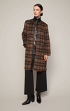 Adroit- 7/8s Coat with Knit Collar - Barrington's