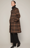 Adroit- 7/8s Coat with Knit Collar - Barrington's