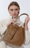 Cinzia Rocca- Leather Bucket Bag - Barrington's
