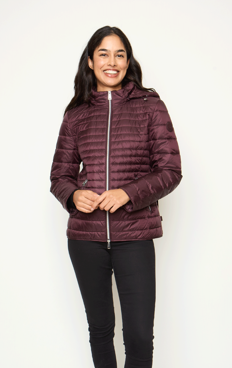 Gerry Weber- Puffer Jacket with Hood - Barrington's
