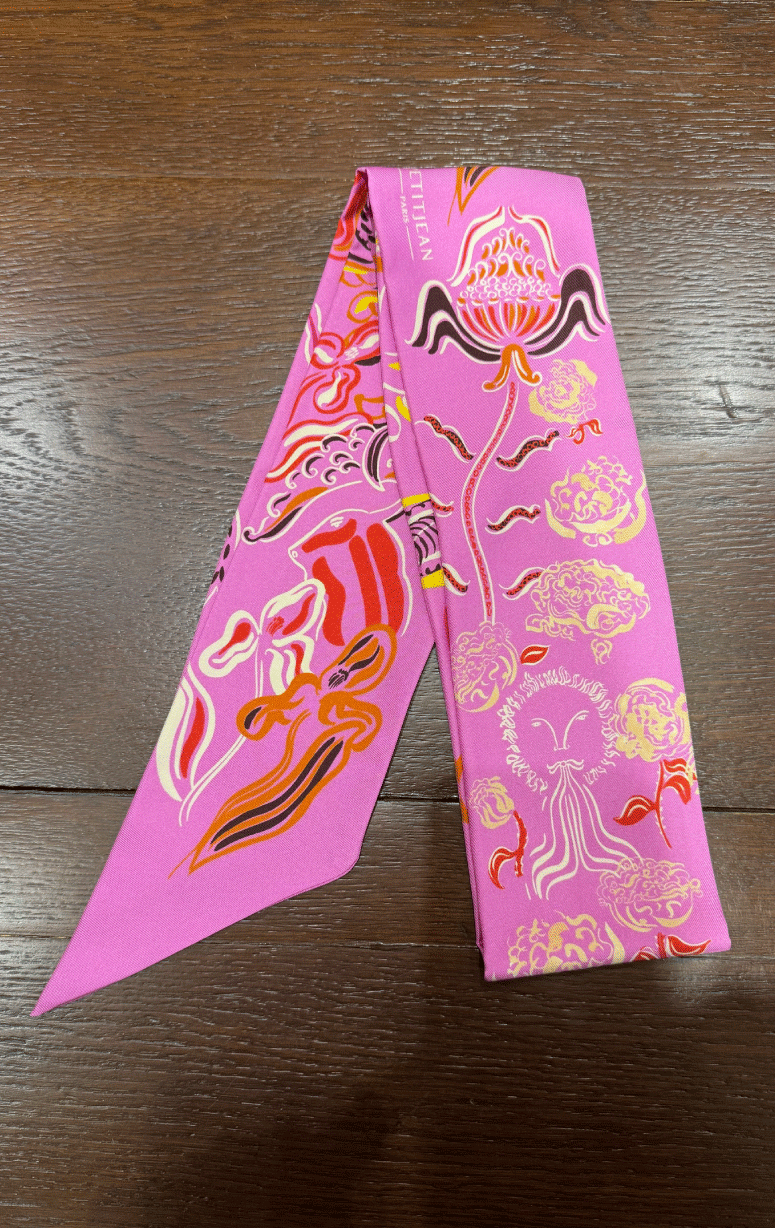 Petit Jean- Silk Ribbon Scarf