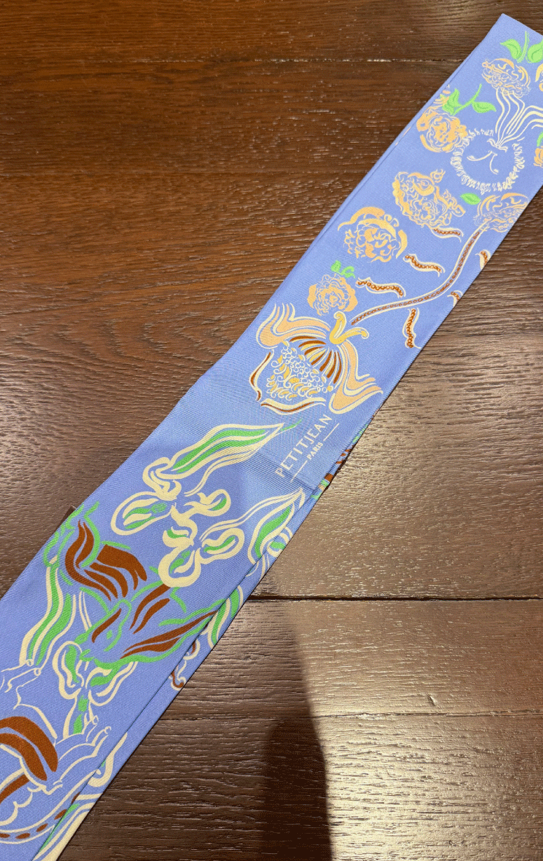 Petit Jean- Silk Ribbon Scarf