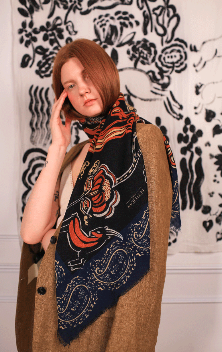 Petit Jean- 100% Wool Scarf