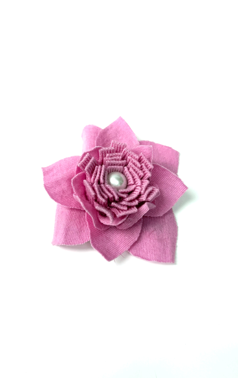 Handmade Recycled Fabric Brooch - Barrington's