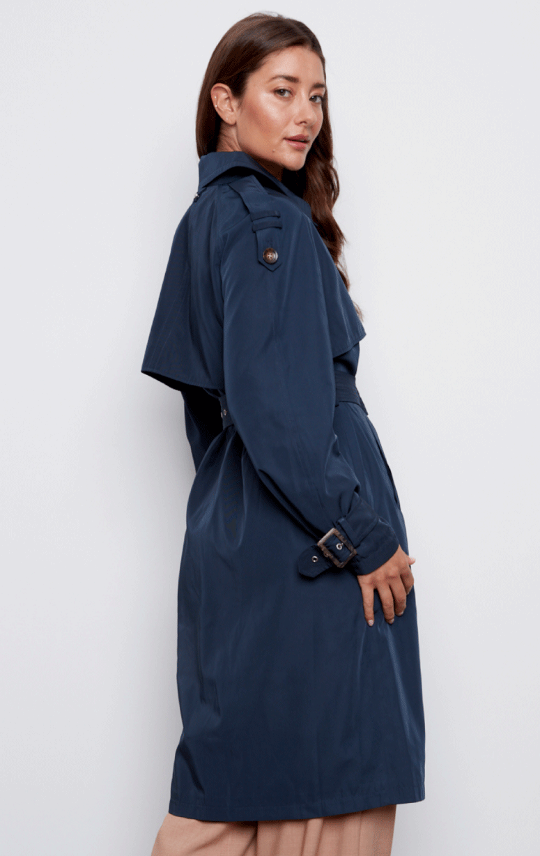 Adroit- Belted Trench Coat - Barrington's