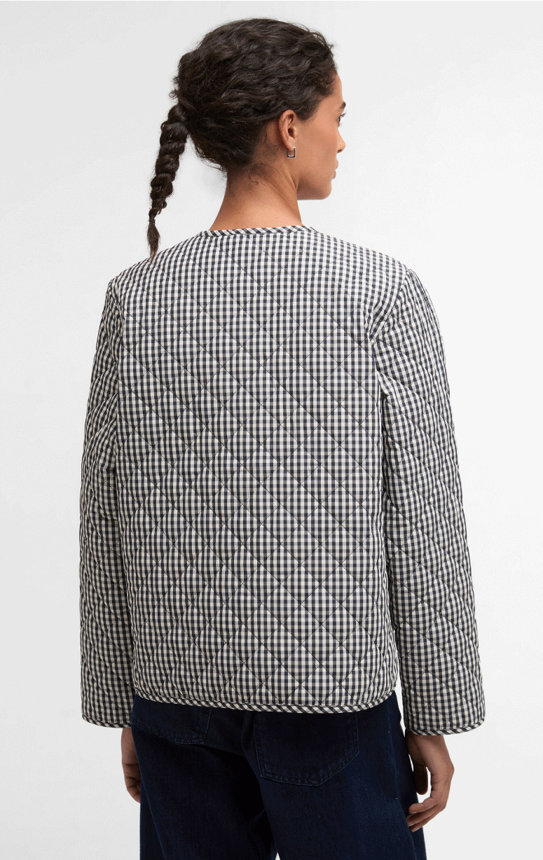 Barbour- Collarless Quilted Jacket - Barrington's
