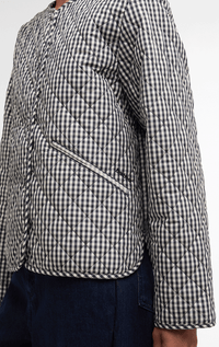 Barbour- Collarless Quilted Jacket - Barrington's